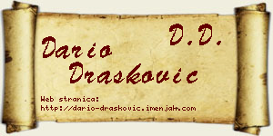 Dario Drašković vizit kartica